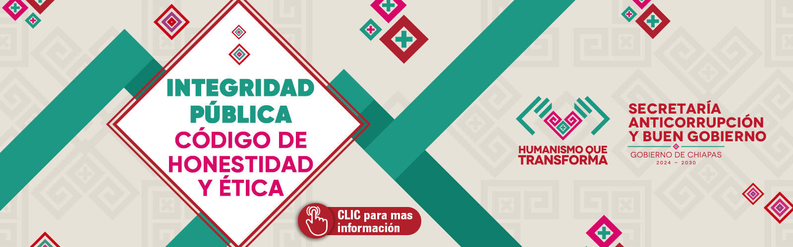 Banner de integridad pública