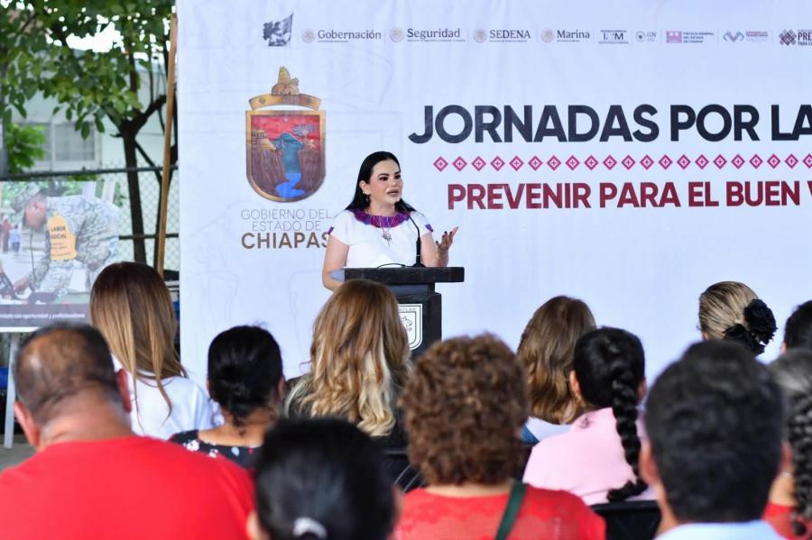 Ana Laura Romero Basurto se suma a la “Jornada por la paz, prevenir para el buen vivir”